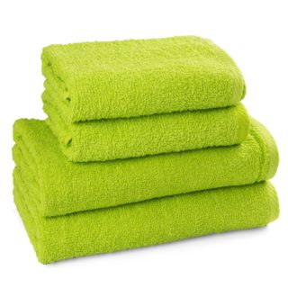 Komplet ręczników TANGO Limonka 2x 50x100+70x140