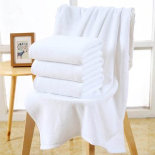 Biały ręcznik hotelowy 50x90 cm