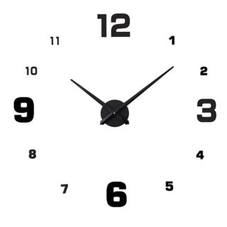 Zegar z cyframi czarny SDH1101