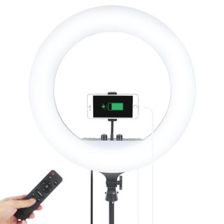 Lampa pierścieniowa do selfie WHITE Statyw SDH1022