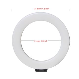 Lampa pierścieniowa do selfie WHITE Statyw SDH1023