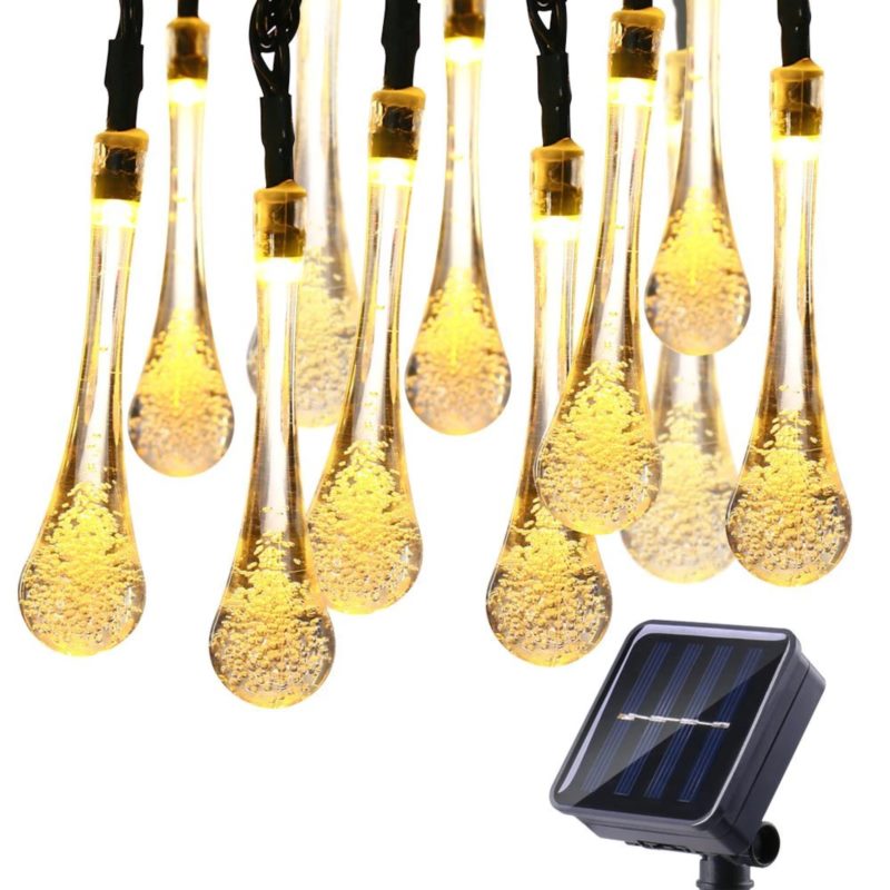 Girlanda solarna ogrodowa, sople 20 led Girlanda solarna ogrodowa, sople 20 led