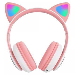 Słuchawki Kocie Uszy - Kitty Cat Róż