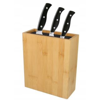 Bambusowy stojak na noże 23 cm 3318