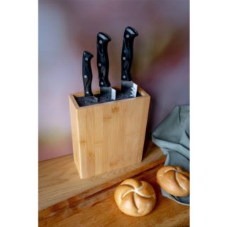 Bambusowy stojak na noże 23 cm 3318