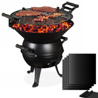 Grill węglowy żeliwny 2645+mata