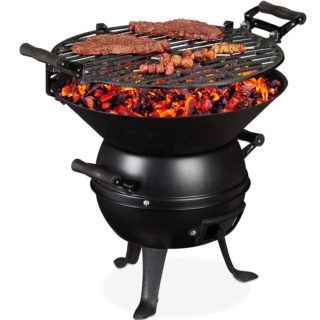 Grill węglowy żeliwny 2645+mata