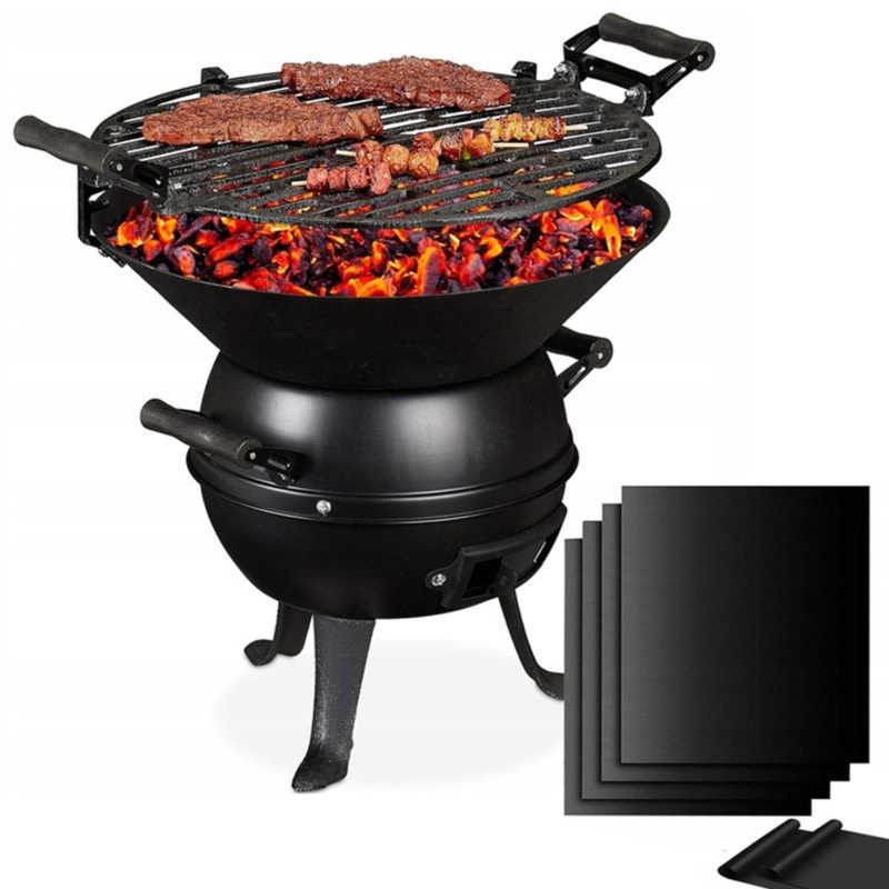 Grill węglowy żeliwny 2645+mata