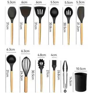 Zestaw silikonowy akcesoriów kuchennych 3462