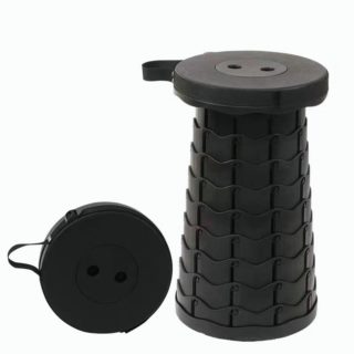 Pufa teleskopowa czarna 1085