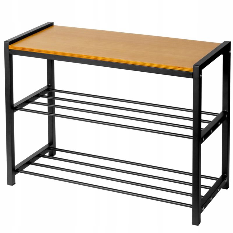 Regał na buty trzypoziomowy z blatem 3424