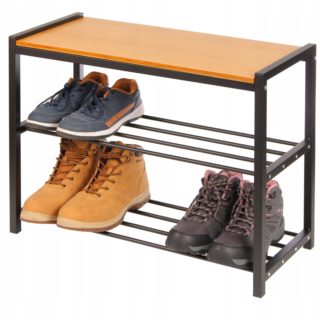 Regał na buty trzypoziomowy z blatem 3424 Regał na buty trzypoziomowy z blatem 3424