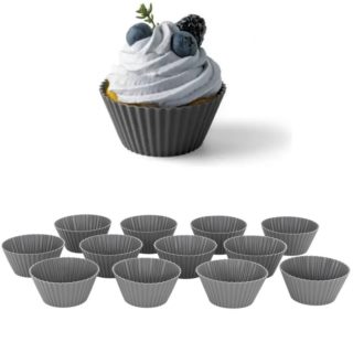 Silikonow foremki do muffinek 12 sztuk 1842