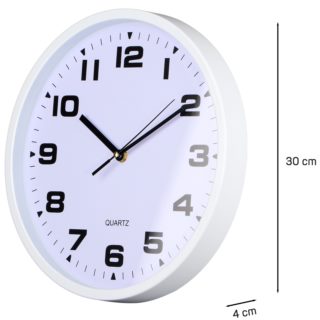 Zegar okrągły biały Zegar okrągły biały