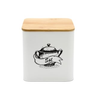 Zestaw 4 białych pojemników 4264 Zestaw 4 białych pojemników 4264