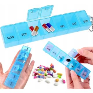 Organizer do leków prostokatny 1024 mix Organizer do leków prostokatny 1024 mix