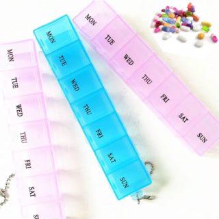 Organizer do leków prostokatny 1024 mix Organizer do leków prostokatny 1024 mix