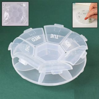 Organizer na leki okrągły 1024