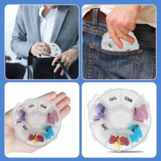 Organizer na leki okrągły 1024