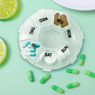 Organizer na leki okrągły 1024