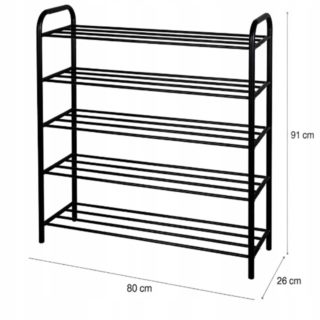 Półka, regał na buty pięciopoziomowy 3545