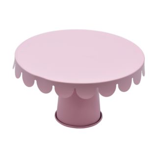 Patera na ciasto 23 cm różowa 2725