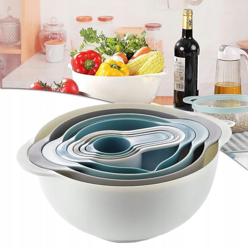 Zestaw kubków i misek pomiarowych 3206