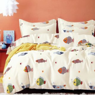 Pościel dwustronna z bawełny satynowej 3861