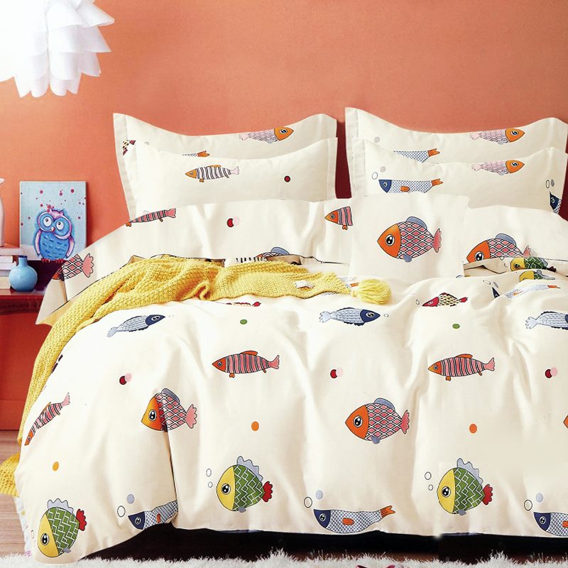 Pościel dwustronna z bawełny satynowej 3861