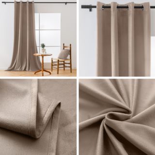 Zasłona Velvet 140x250cm welurowa przelotki 25