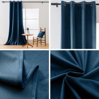 Zasłona Velvet 140x250cm welurowa przelotki 26