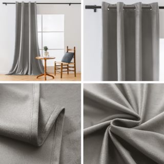 Zasłona Velvet 140x250cm welurowa przelotki 29