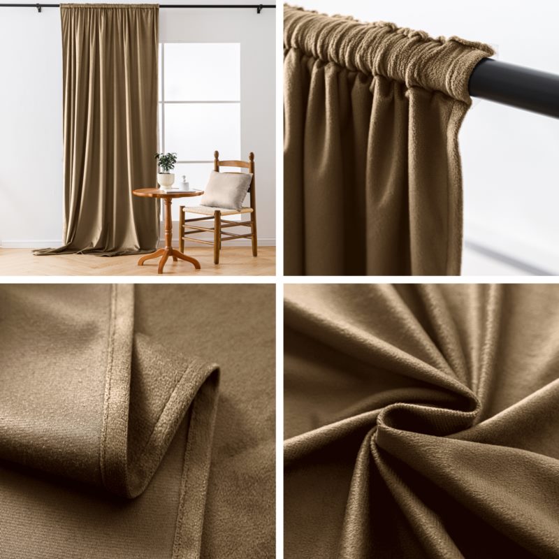 Zasłona Velvet 140x250cm welurowa przelotki 17