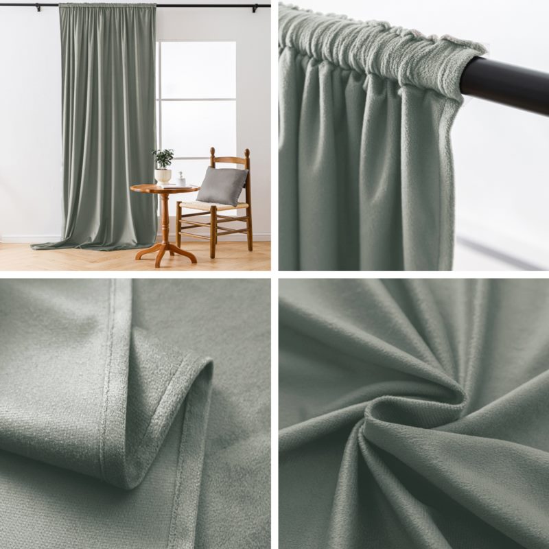 Zasłona Velvet 140x250cm welurowa przelotki 31