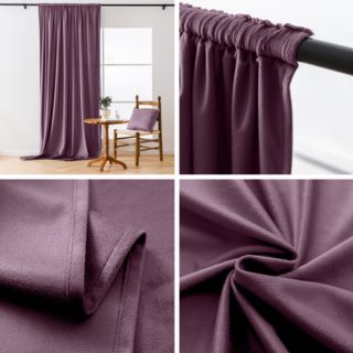 Zasłona Velvet 140x250cm welurowa taśma 22